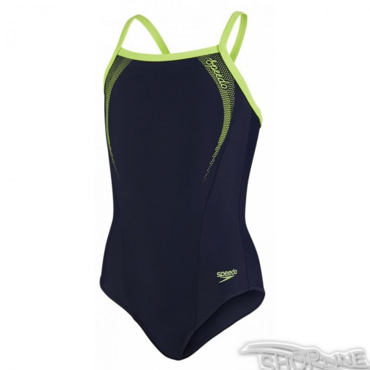 Plavky Speedo Sports Logo Thinstrap Navy Junior - 8-09729B064