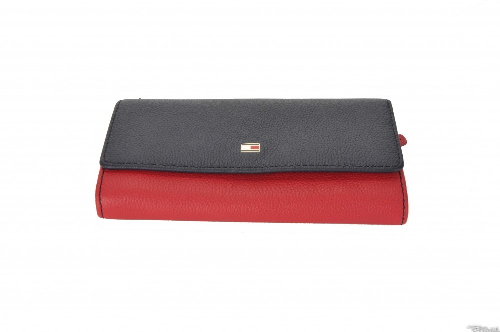 Peňaženka Tommy Hilfiger Basic Leather Ew Flap - AW0AW04425901