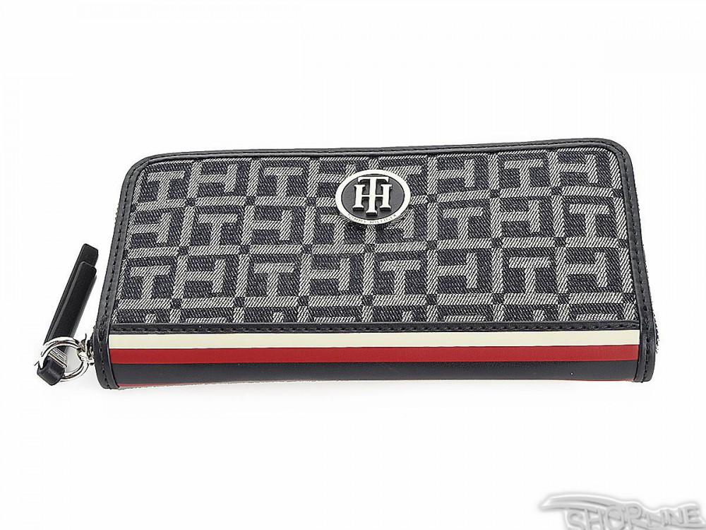 Peňaženka Tommy Hilfiger Th Essentials Large Z/A Wallet Denim - AW0AW04164903