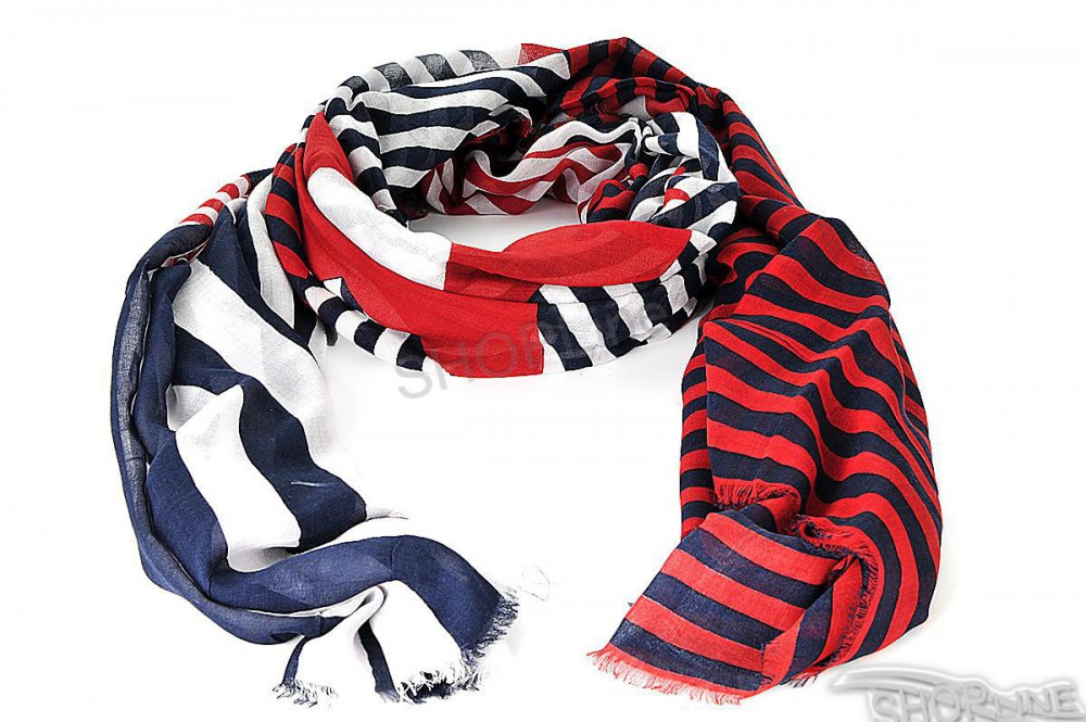 Šál Tommy Hilfiger Spw Stripy Mascot - AW0AW04205901