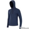 Mikina 4f M - H4Z17-BLM002-DENIM-MELANZ
