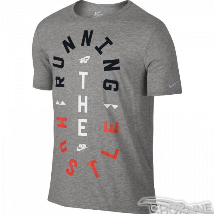 Tričko Nike Run P Hustle Tee M - 776634-063