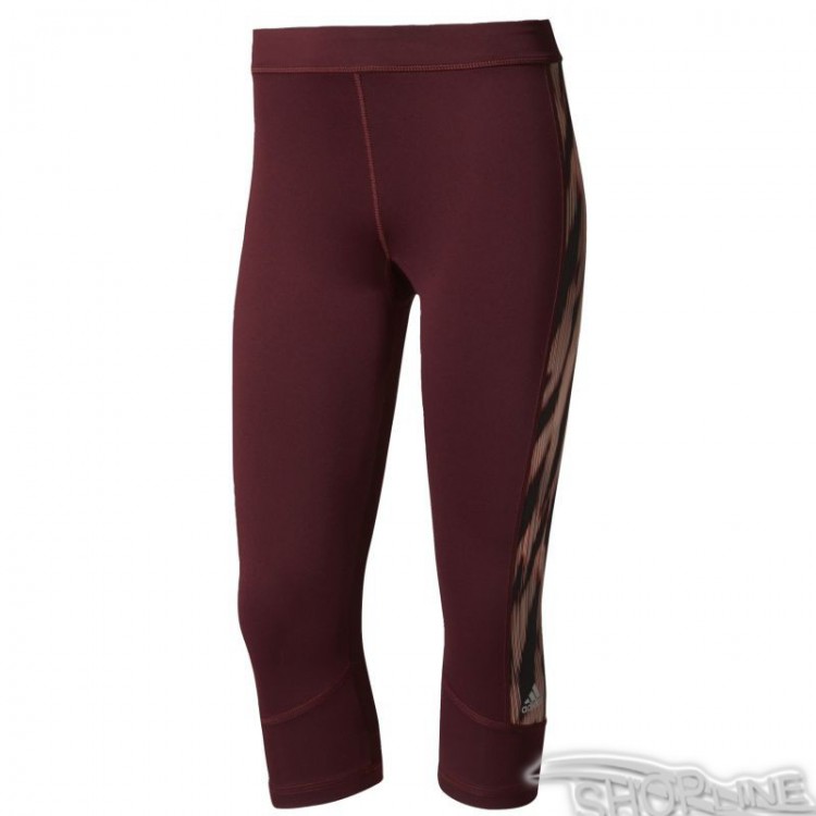 Legíny Adidas 3/4 Techfit Capri Print 1 W - BK2952