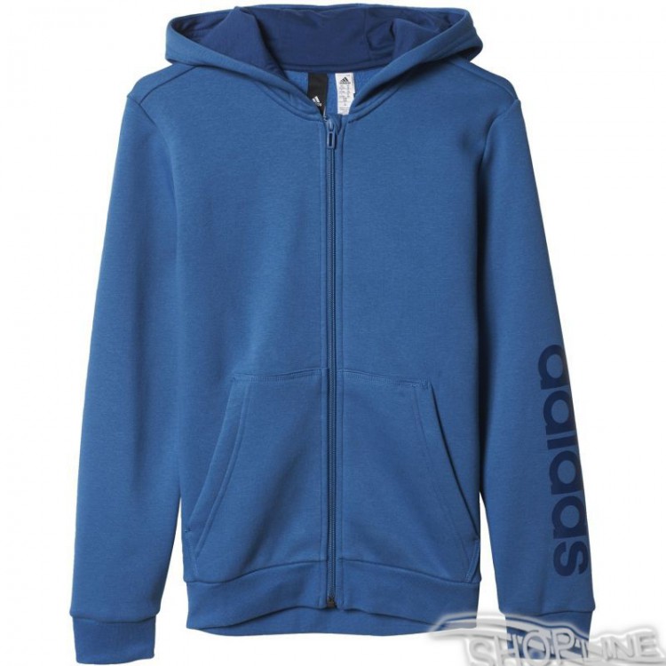 Mikina Adidas Essentials Linear Full Zip Hoodie Junior - BP8746