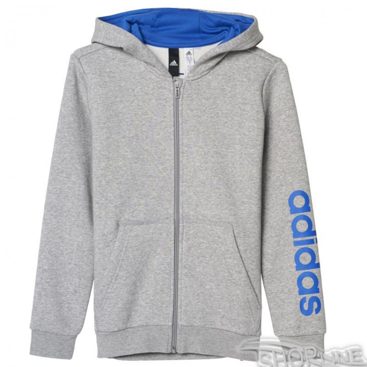 Mikina adidas Essentials Linear Full Zip Hoodie Junior - BP8744