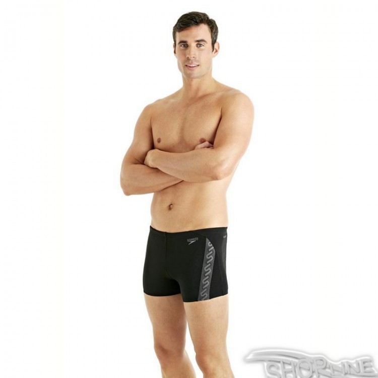 Plavky Speedo Monogram Aquashort czarne - 8-087428815