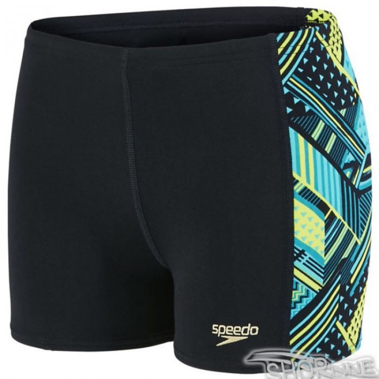 Plavky Speedo Waraweave Allover Panel Aquashort Junior - 8-09530B123
