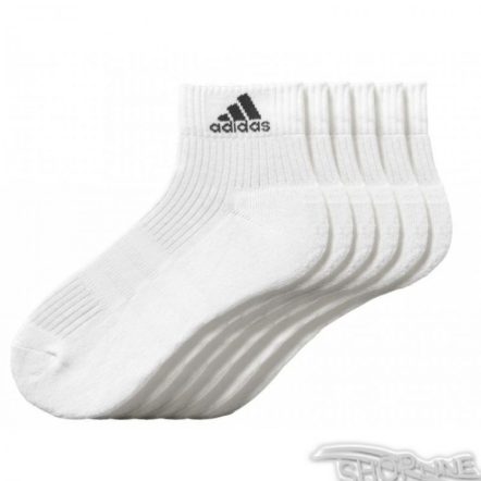 Ponožky Adidas 3 Stripes Performance Ankle Half Cushioned 6pak - AA2288