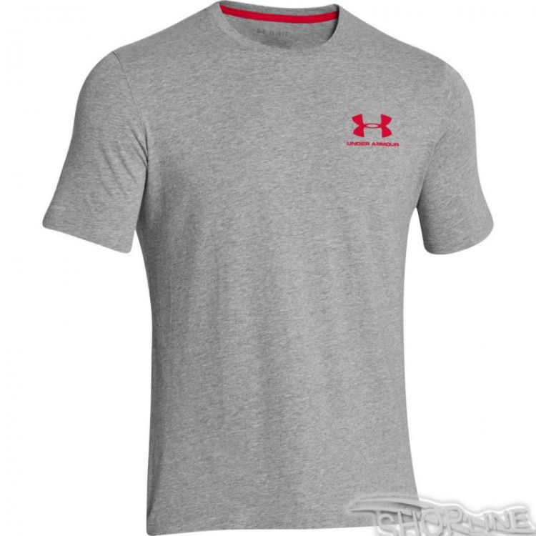 Tričko Under Armour Charged Cotton Sportstyle Left Chest Logo T-shirt - 1257616-090