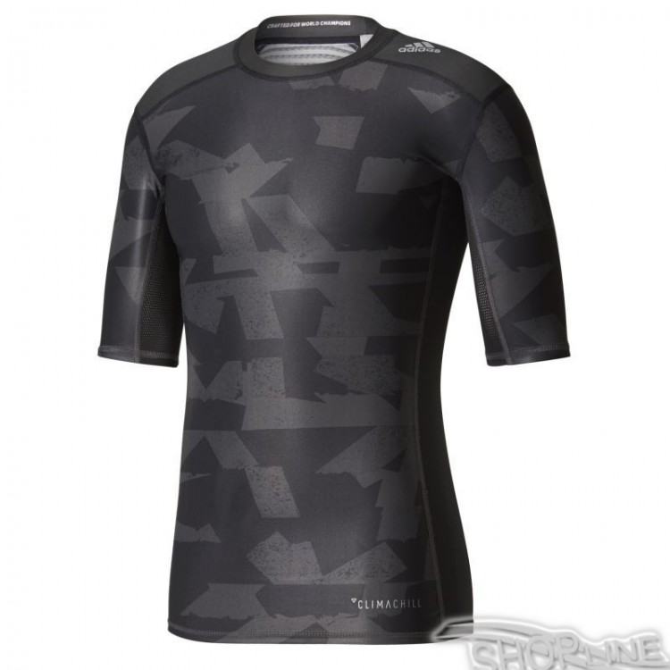 Tričko Adidas Techfit Chill Short Sleeve Tee Print M - CD3646
