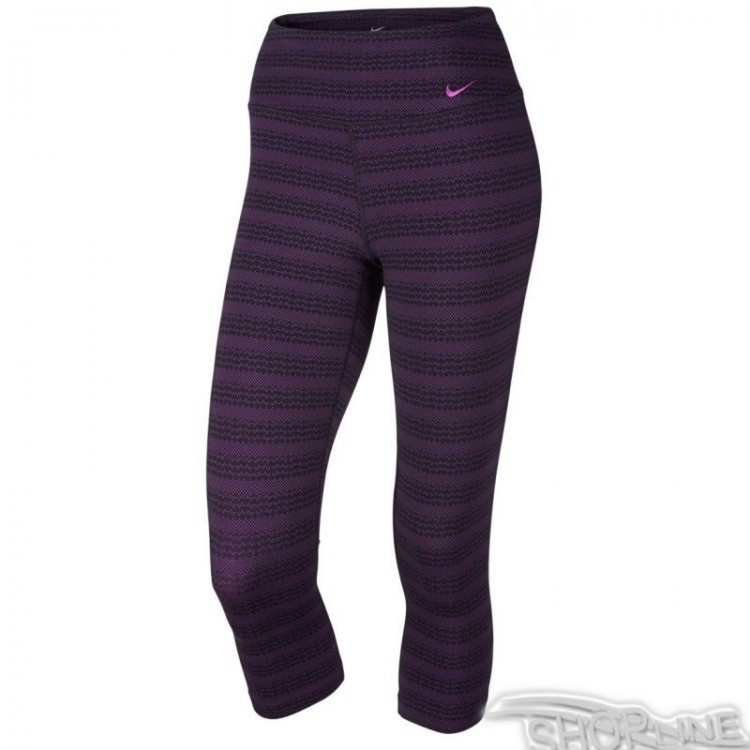 Legíny Nike Legend Dri-FIT Cotton Tight Capri Zig Dot 3/4 W - 725119-012