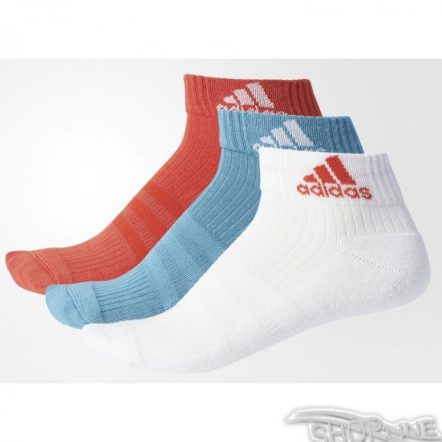 Ponožky Adidas 3-Stripes Performance Ankle 3pak - BS1731